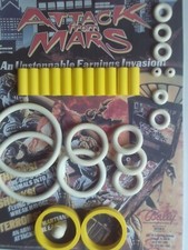 FLIPPER BALLY MIDWAY- ATTACK FROM MARS-KIT ELASTIQUES DOIGT DE FLIPPER JAUNE