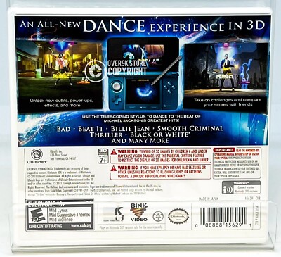Michael Jackson - The Experience 3D - Nintendo 3DS - Brand New