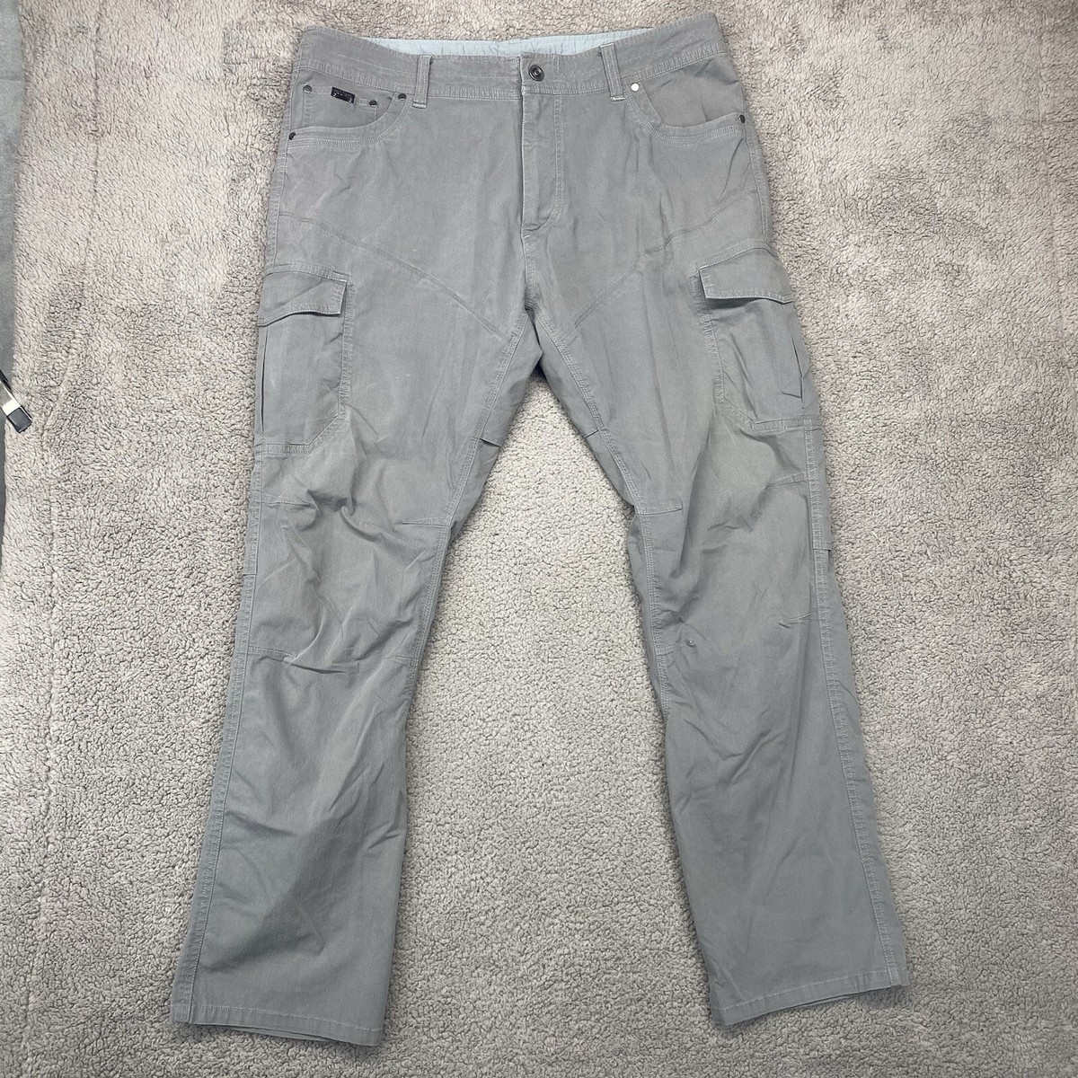 Kuhl Pants Mens 38x32 Gray Konfidant Air Vented Crotch Knee