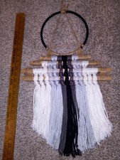 Wooden Yarn wall hanging Handmade BOHO Art Decor