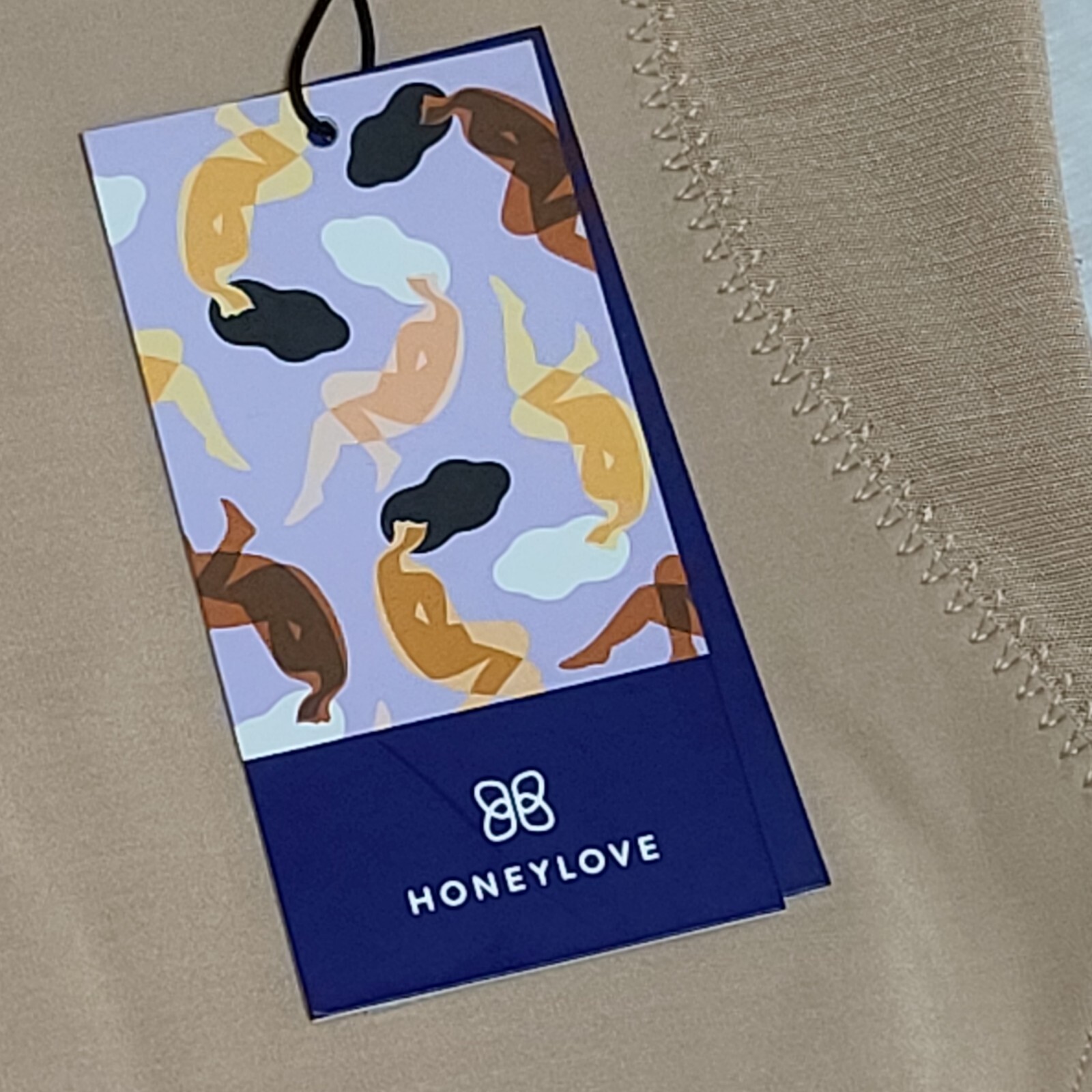 NWT HONEYLOVE Queen Brief Shapewear Sand Beige Sz 2X Stylish Shaping eBay