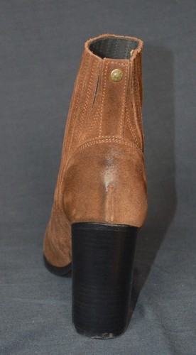 Buttero Coco Brown Suede Tres Durango Ankle Boots Size: 38 / 7 NIB Italy - Picture 5 of 7