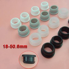 Silicone Rubber Grommet Plug Bung Cable Wiring Protect Ring 18mm 50.6mm Snap-on