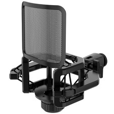 Microphone Shock Mount with Microphone Windscreen Reduce Noise Vibration1061