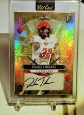 2023 Wild Card FACTORY SEALED Drake Thomas GOLD AUTO 1/1 ROOKIE Seattle Seahawks. rookie card picture