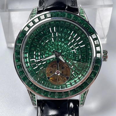 Jacob Luxury Mechanical Watch for Men, Diamond Accents, Waterproof & Stylish