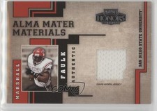 2004 Playoff Honors Alma Mater Materials Marshall Faulk #AM-9 HOF 0f3