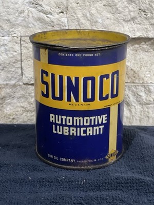 Vintage Sunoco Motor Cup Grease 1937