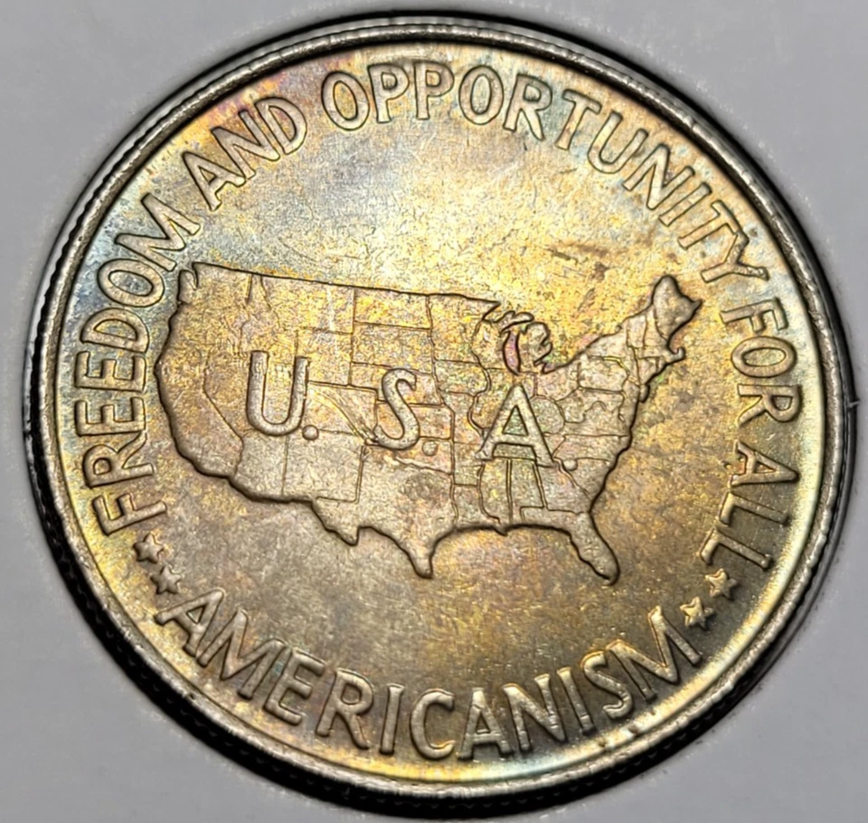 1952 Washington Carver 90% Silver US Commemorative Half Dollar 50c Coin - Image 2 of 4