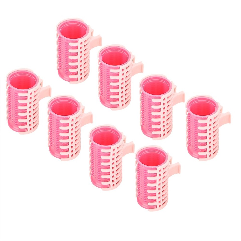 Plastic Heat Resisting Hair Curler Roller Large Grip Manual Hair ...