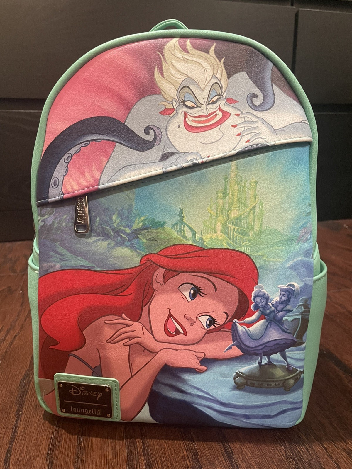Loungefly Disney Little Mermaid Ariel Ursula DEC Mini Backpack EXCLUSIVE NWT
