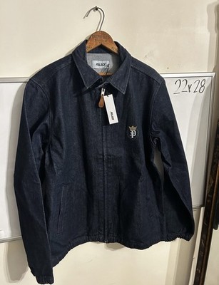 Palace Washed Denim Harrington Bomber Jacket Large Detroit London Skateboards