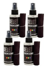 Screen Cleaner Spray Kit, 4 Pack, 2oz Bottle and 12"x12" Microfiber Cleaning ...