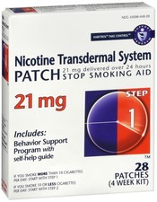 Habitrol Nicotine Transdermal System Patches 21 mg Step 28 Patches