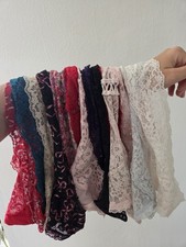 15 Victoria's Secret Lace Thongs Size Medium
