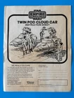 STAR WARS 1980 KENNER TWIN POD CLOUD CAR INSTRUCTIONS EMPIRE STRIKES BACK
