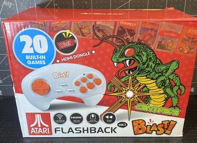 Atari Flashback Blast! Centipede 20 Built In Video Games Wireless 