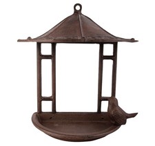 USA FB203 Cast Iron Wall Mount Bird Feeder