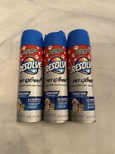 3 Pack Resolve Pet Stain Odor Carpet Cleaner 22 oz New