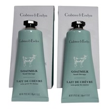 2 Crabtree Evelyn Goatmilk Hand Therapy Intensive Conditioning Cream 3.5oz NIB