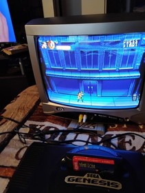 The Adventures of Batman & Robin (Sega Genesis, 1995) Just Game ,Need Cleaned.