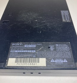 Sony PlayStation 2 PS2 Slim Console Only SCPH-75001 Black - Tested & Working