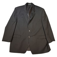 Lauren Ralph Lauren Blazer Mens 50R Wool Pinstripe Two Button Suit Jacket