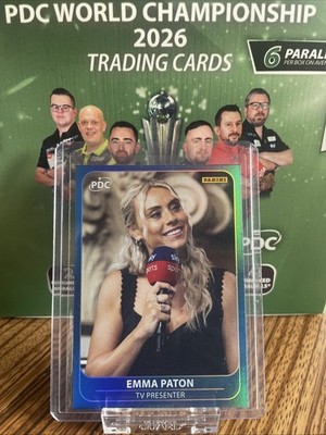  Panini PDC World Championship Darts 2026 Emma Paton /150 TV Presenter 