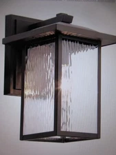 Kichler Capanna 1-Light Olde Bronze Outdoor Hardwired Wall Lantern Sconce