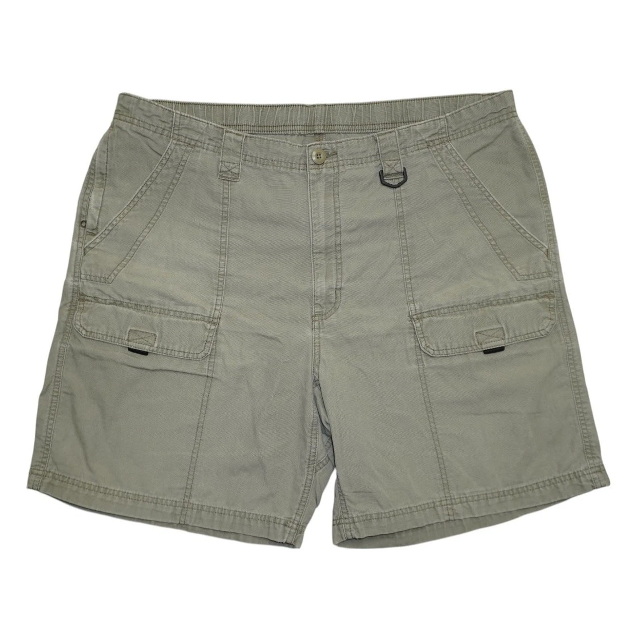 Wrangler Men’s Cargo Shorts Size 40 – Utility Outdoor Hiking Khaki Pockets