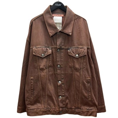 ACNE STUDIOS STUDIOS Jeansjacke Braun Größe: GrößeS GrößeM 040526