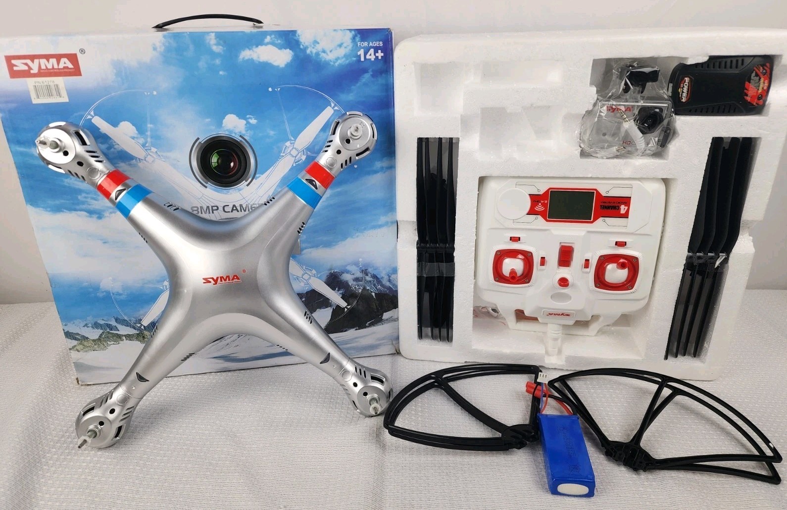 Syma X8G Quadcopter For Beginners *Missing 7.4v Charger* - R