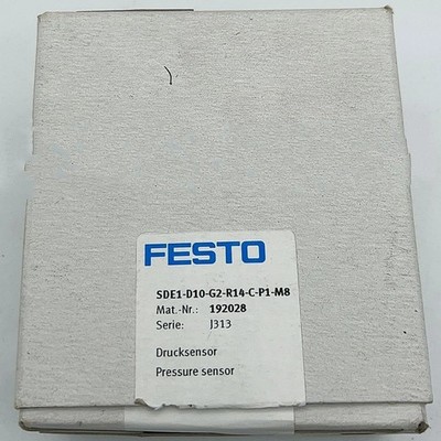 1piece new FESTO SDE1-D10-G2-R14-C-P1-M8 192028 pressure sensor Free ship