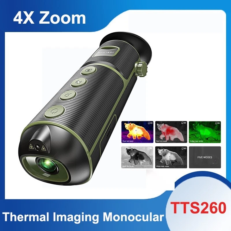 TTS260 4x Zoom Infrarot Nachtsicht Wärmebildkamera Tunting Monokular Teleskop