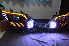 TOYOTA Aphard 20 2008-2015 LED RING Sequential turn JDM VIP Headligths SET Japan