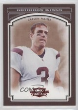 2006 Donruss Threads College Gridiron Kings Red Framed 12/100 Carson Palmer 0q3