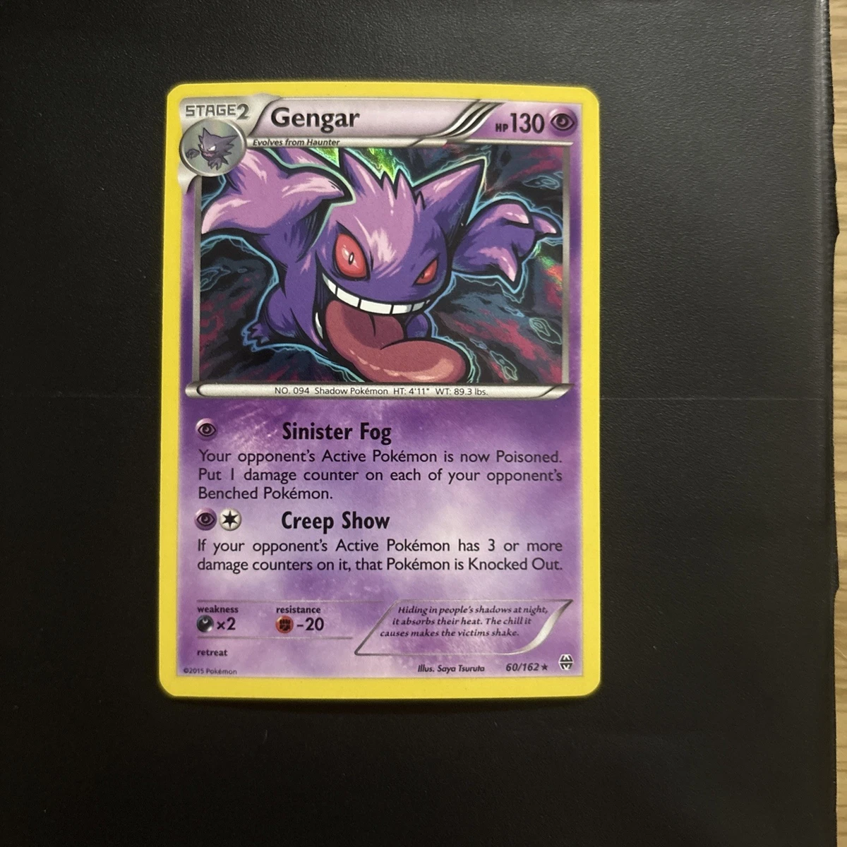 Gengar Pokémon TCG Breakthrough Rare Individual Collectible Card