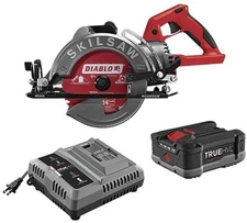 Skilsaw SPTH77M-12 TRUEHVL 7-1/4" 48V Cordless Worm Saw w/Diablo Blade & Battery