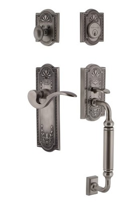 Nostalgic Warehouse MEAMAN_ESET_234_CG_LH Meadows Left Handed - Grey