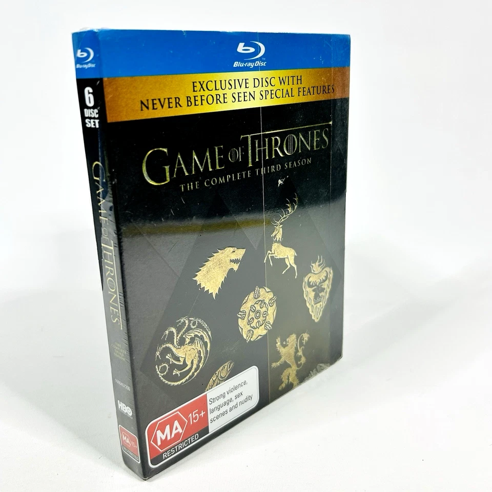 Game of Thrones Blu-ray The Complete Third Season Plus Exclusive Disc Sealed - image 4 of 4