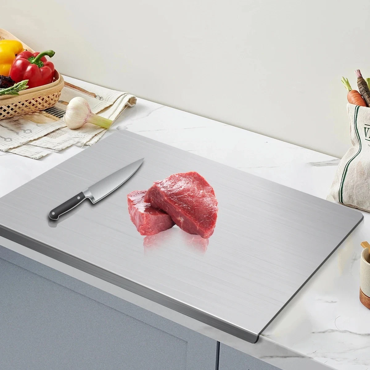 Cutting Board Chopping Board Mat Heavy Extra Large 304 Stainless Steel
Opens in a new window or tab