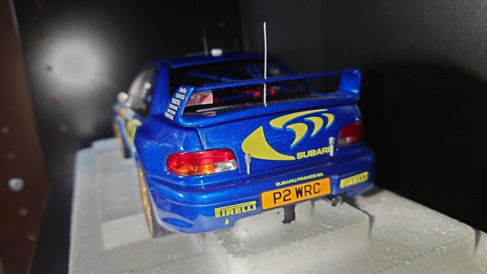 Autoart Subaru Impreza WRX WRC 1997 Rally #3 1/18 Model Car - Image 3 of 4