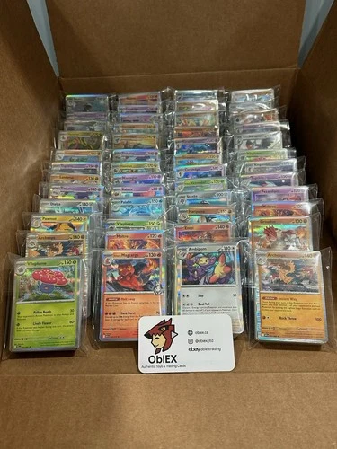 Pokemon TCG Bulk Lot 50 Cards NM Real Holo & Reverse Included +1 EX/V FAST SHIP