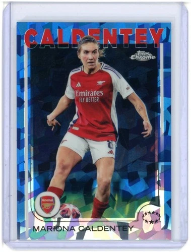 2024-25 Topps Chrome UEFA Women's Champions League Sapphire Mariona Caldentey #8