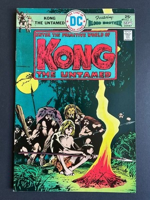 KONG the UNTAMED, No. 2, DC Bronze, 1975, WRIGHTSON Cover ALCALA art