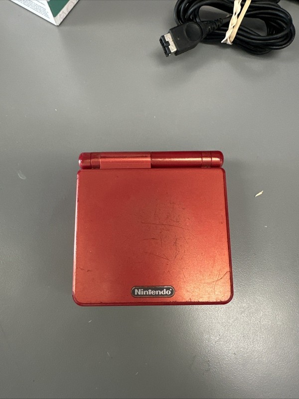 Nintendo Game Boy Advance SP Handheld System - Flame Red