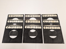 Lot of 9 Vintage Columbia Records 45 RPM 7" Company Sleeves for Rock Soul Jazz