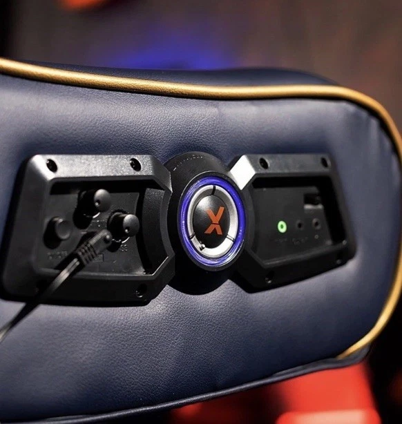 X Rocker - Adrenaline 2.1 WirelessVibration Pedestal Gaming Chair - NEW IN BOX - Image 3 of 4