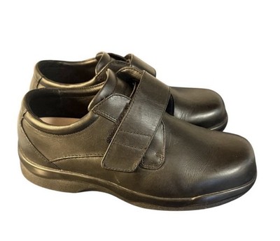 Apex Ambulator Biomechanical Single Monk Strap Black Leather B3000M Men's 10 X-W