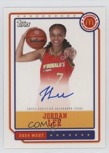 2024 Topps Chrome McDonald's All American Event Jordan Lee #EA-JL Auto 1bj7